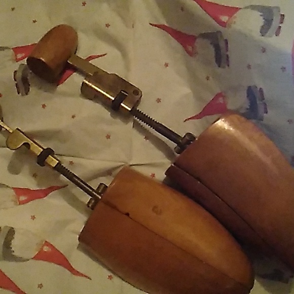👞 Vintage FREEMAN Brass/Wood Shoe Stretcher EVC - Picture 4 of 16